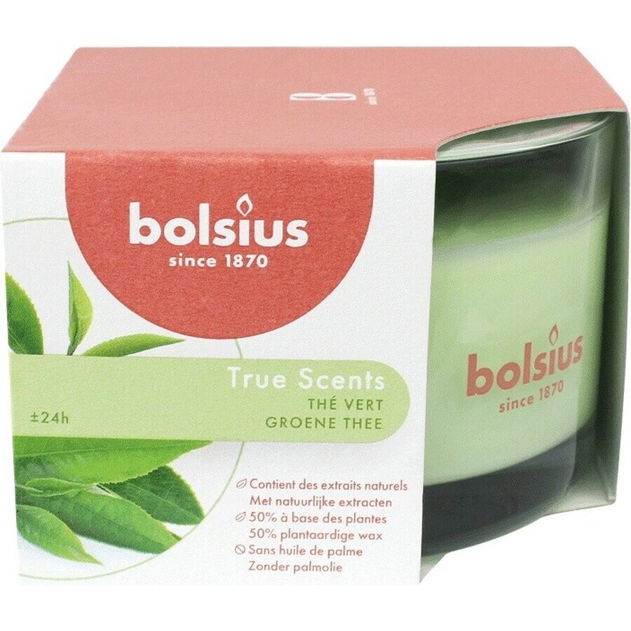 Bolsius Aromatic 2.0 Bougie parfumée en verre au thé vert 1×1 pc, dimensions 90 x 63 mm Bolsius Aromatic 2.0 Bougie parfumée en verre au thé vert 1×1 pc, dimensions 90 x 63 mm