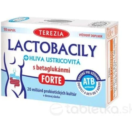 TEREZIA LACTOBACIL + USTRICOUS FUNGUS 1x10 cps, con beta-glucanos FORTE