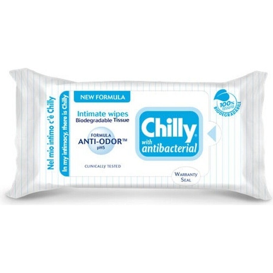 Chilly antibacteriële doekjes 1×12 stuks, doekjes Chilly antibacteriële doekjes 1×12 stuks, doekjes