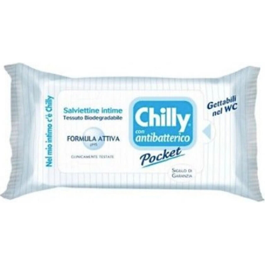 Chilly antibacteriële doekjes 1×12 stuks, doekjes Chilly antibacteriële doekjes 1×12 stuks, doekjes