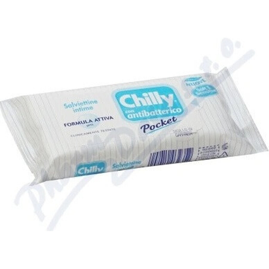 Chilly antibacteriële doekjes 1×12 stuks, doekjes Chilly antibacteriële doekjes 1×12 stuks, doekjes