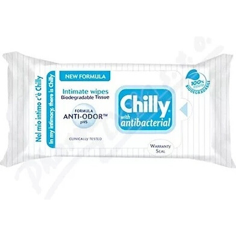Chilly antibacteriële doekjes 1×12 stuks, doekjes Chilly antibacteriële doekjes 1×12 stuks, doekjes