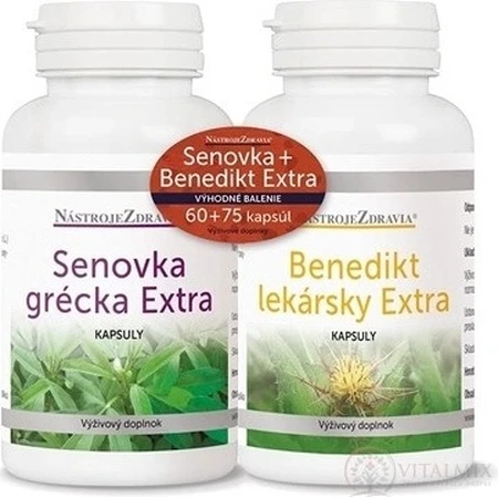 SENOVKA + BENEDICT Extra 60+75 cps 1×60 + 75 cps, voedingssupplement