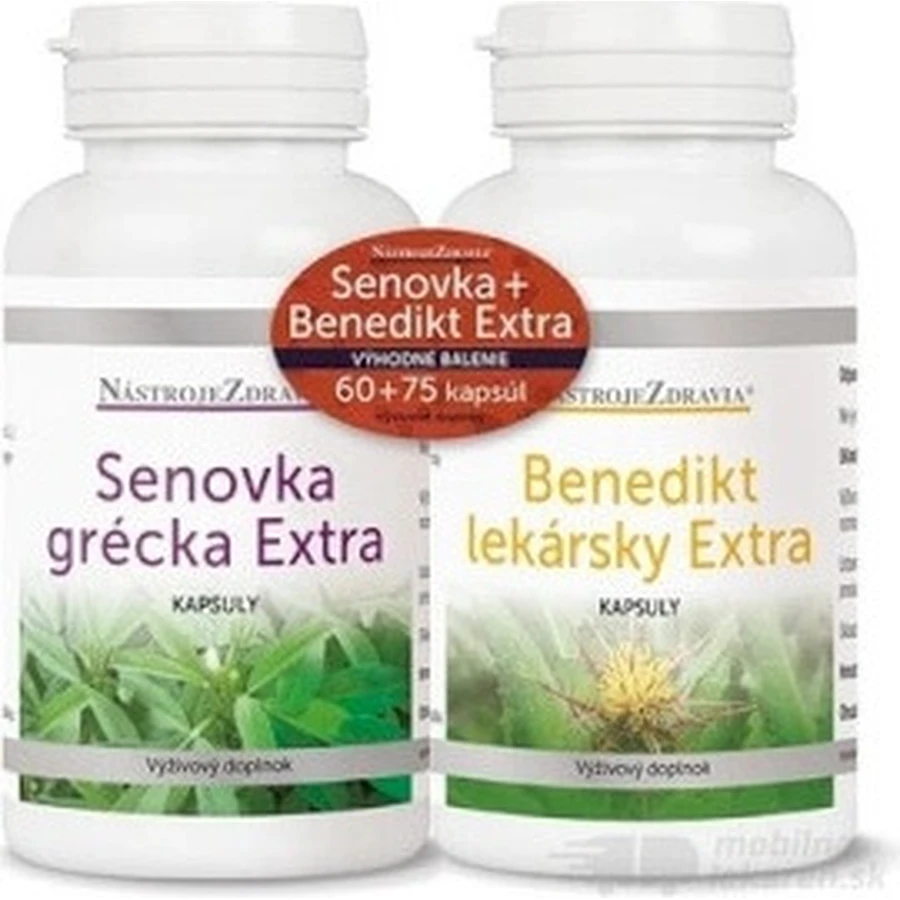 SENOVKA + BENEDICT Extra 60+75 cps 1×60 + 75 cps, voedingssupplement