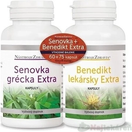SENOVKA + BENEDICT Extra 60+75 cps 1×60 + 75 cps, voedingssupplement