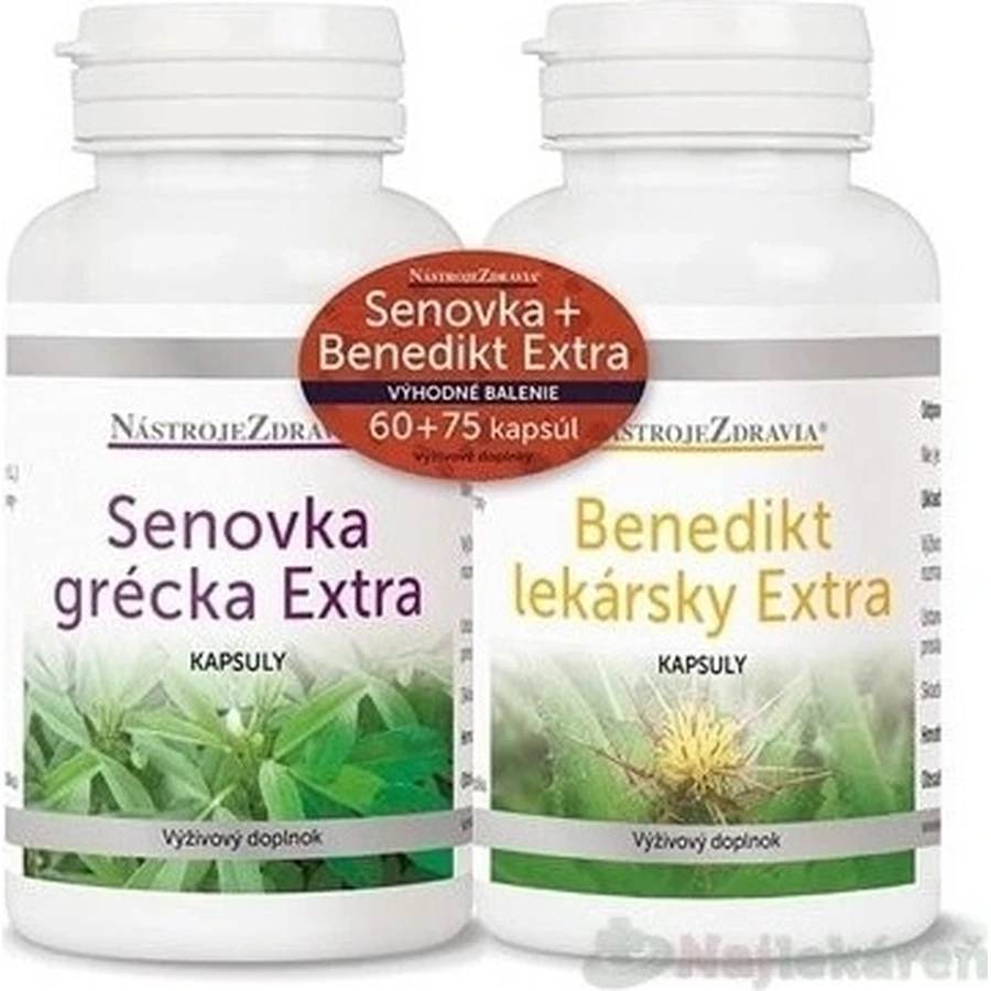 SENOVKA + BENEDICT Extra 60+75 cps 1×60 + 75 cps, voedingssupplement
