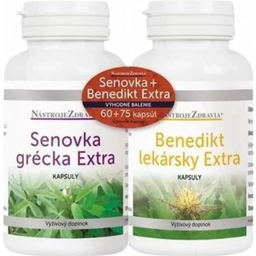 SENOVKA + BENEDICT Extra 60+75 cps 1×60 + 75 cps, voedingssupplement