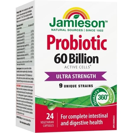JAMIESON PROBIOTIC 60 BILLION ULTRA STRENGTH 1×24 cps, bakterielle Kulturmischung