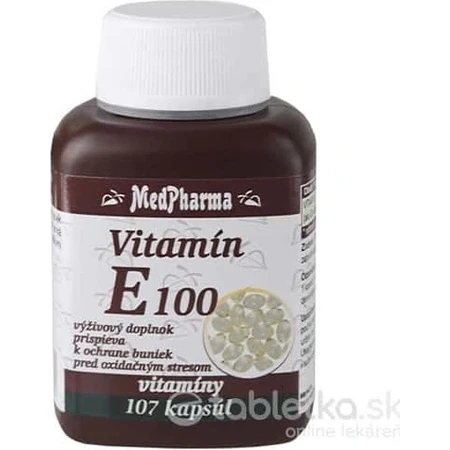 MedPharma VITAMIN E 100 1×107 cps, Nahrungsergänzungsmittel