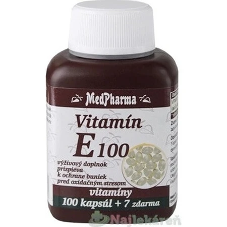 MedPharma VITAMIN E 100 1×107 cps, Nahrungsergänzungsmittel