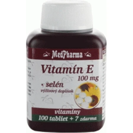 MedPharma VITAMIN E 100 1×107 cps, Nahrungsergänzungsmittel