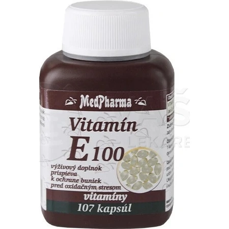 MedPharma VITAMIN E 100 1×107 cps, Nahrungsergänzungsmittel