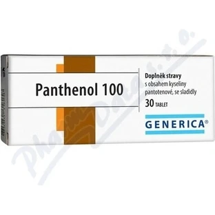 GENERICA Panthenol 100 1×30 tbl, complemento alimenticio