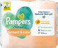 Pampers Harmonie Protect &amp; Care, Salviette per neonati 4 x 44 pz.