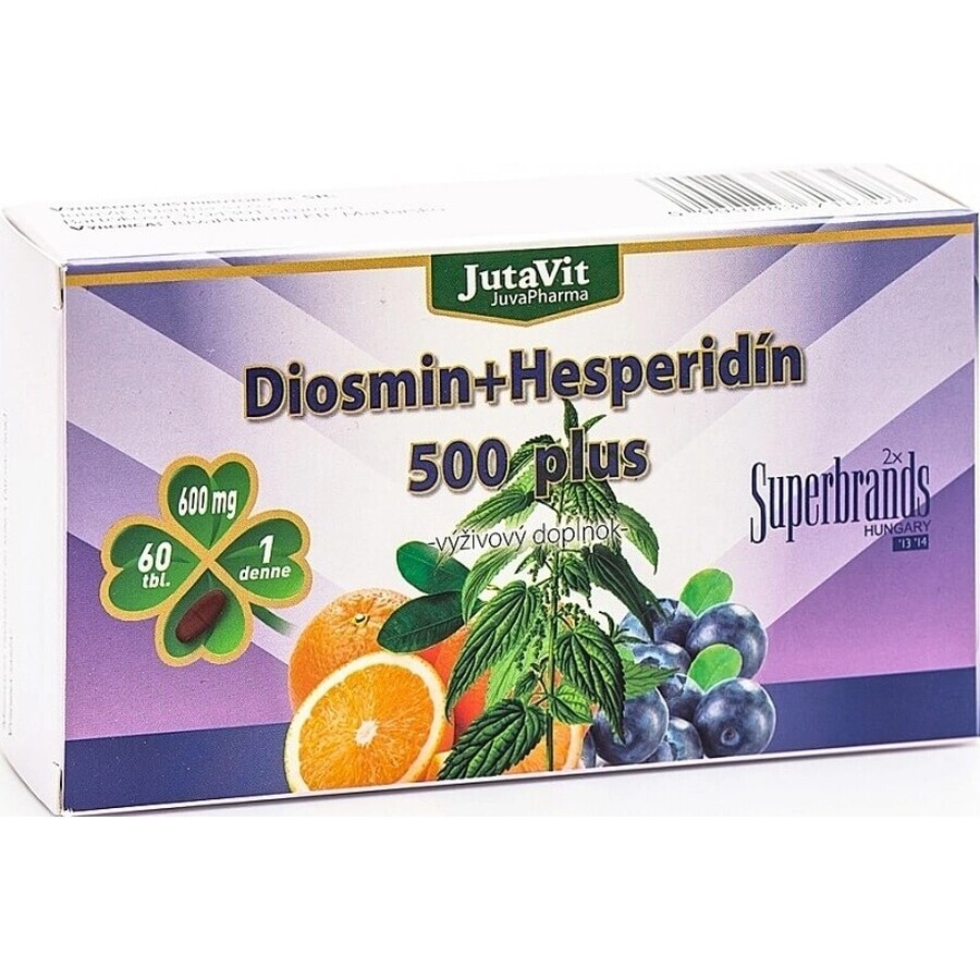 JutaVit Diosmina+Esperidina 500 plus tbl 1x60 pz.
