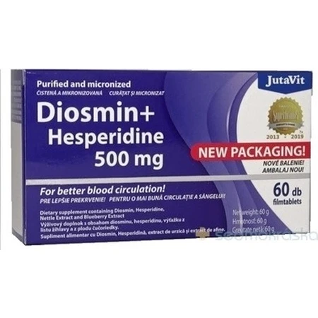 JutaVit Diosmin+Hesperidine 500 plus tbl 1x60 stuks