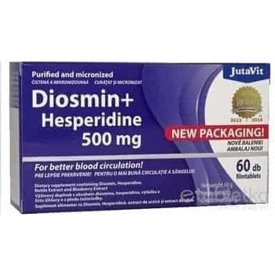 JutaVit Diosmina+Esperidina 500 plus tbl 1x60 pz.
