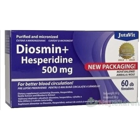 JutaVit Diosmin+Hesperidine 500 plus tbl 1x60 stuks