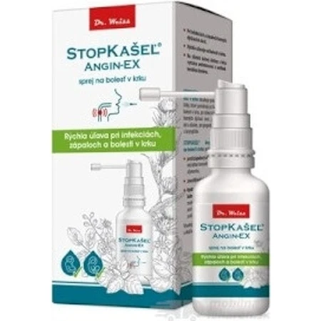 StopCough ANGIN-EX spray para el dolor de garganta 1×30 ml, spray