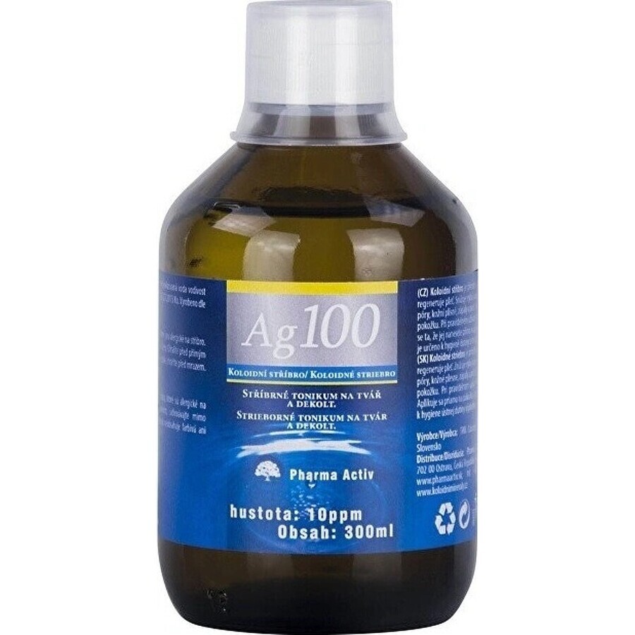 Pharma Activ Argento Colloidale Ag100 1×300 ml, 10 ppm, argento colloidale