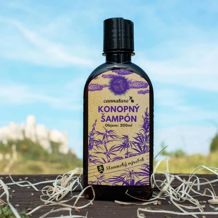 Shampoing au chanvre 5% 1×200 ml, shampoing au chanvre