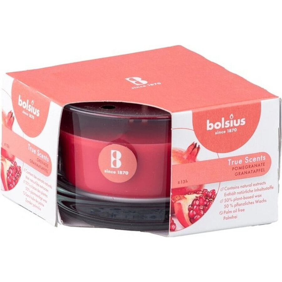 Bolsius Aromatic 2.0 Bottiglia di vetro 80x50mm Melograno, candela profumata 1×1 pz, candela profumata Bolsius Aromatic 2.0 Bottiglia di vetro 80x50mm Melograno, candela profumata 1×1 pz, candela profumata