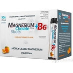 MAGNESIUM Chelated MAGNESIUM + B6 orange SALUTEM 1×10 stuks, voedingssupplement MAGNESIUM Chelated MAGNESIUM + B6 orange SALUTEM 1×10 stuks, voedingssupplement