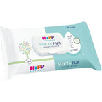 HiPP Babysanft Salviette umidificate morbide e pure 48 pezzi 1×48 pezzi, salviette umidificate