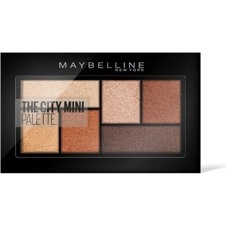 Maybelline New York The City Mini Palette Paleta de sombras de ojos 400 Rooftop Bronzes 1×6 g, paleta de sombras de ojos