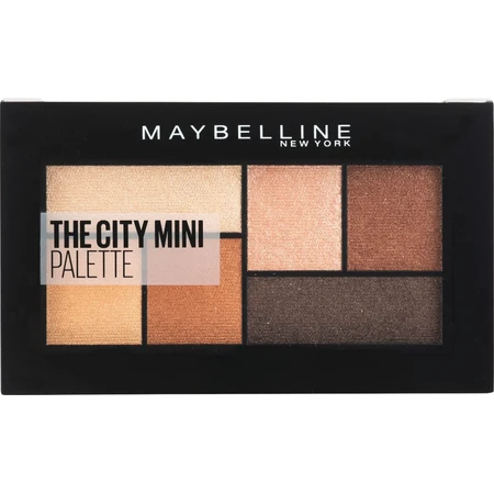 Maybelline New York The City Mini Palette Paleta de sombras de ojos 400 Rooftop Bronzes 1×6 g, paleta de sombras de ojos
