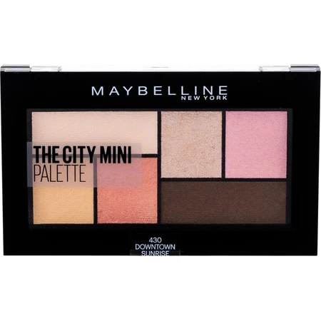 Maybelline New York The City Mini Palette Paleta de sombras de ojos 400 Rooftop Bronzes 1×6 g, paleta de sombras de ojos