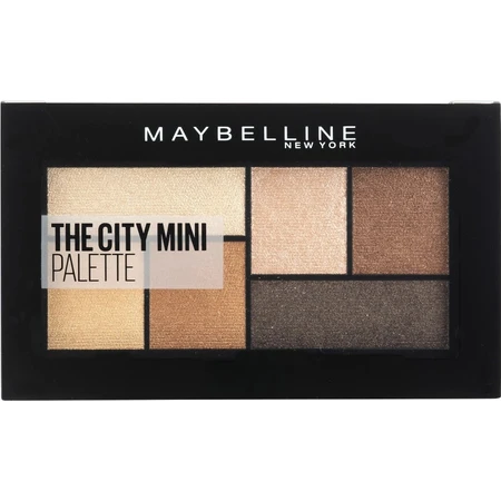 Maybelline New York The City Mini Palette Paleta de sombras de ojos 400 Rooftop Bronzes 1×6 g, paleta de sombras de ojos