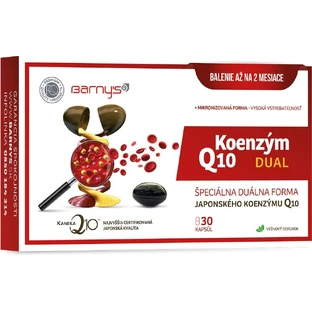 Barny's Coenzima Q10 dual 60 mg 1×30 cps, suplemento dietético