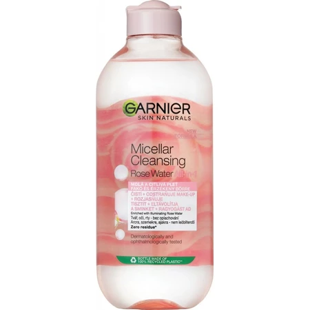 GARNIER Skin Naturals Agua Micelar 3en1 1×400 ml, agua micelar
