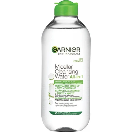GARNIER Skin Naturals Agua Micelar 3en1 1×400 ml, agua micelar