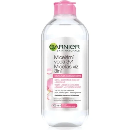 GARNIER Skin Naturals Agua Micelar 3en1 1×400 ml, agua micelar