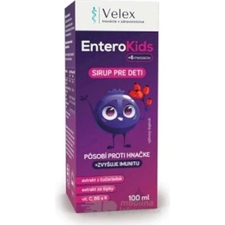 EnteroKids Sirup für Kinder ab 6 Monaten 1×100 ml, Nahrungsergänzungsmittel