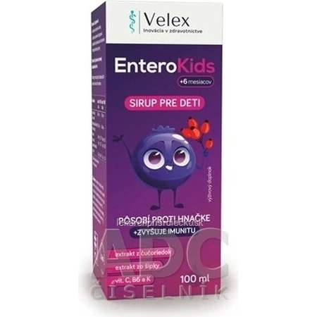 EnteroKids Sirup für Kinder ab 6 Monaten 1×100 ml, Nahrungsergänzungsmittel