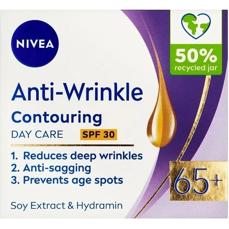 NIVEA 65+ Crème de jour améliorant les contours 1×50 ml