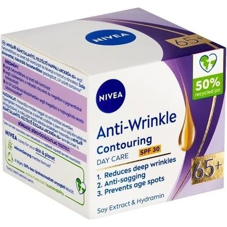 NIVEA 65+ Crème de jour améliorant les contours 1×50 ml