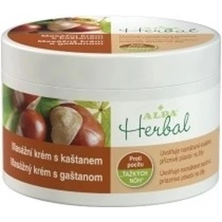 ALPA Crema de masaje a base de hierbas con castaño 1×250 ml, crema de masaje