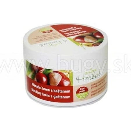 ALPA Crema de masaje a base de hierbas con castaño 1×250 ml, crema de masaje