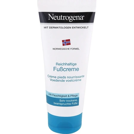 NEUTROGENA® Crema de pies ultra nutritiva con fórmula noruega 1×100 ml, crema de pies