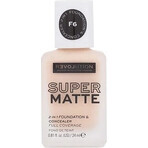 Revolution Relove, Foundation Supermatte F6, maquillage 1×24 ml, maquillage