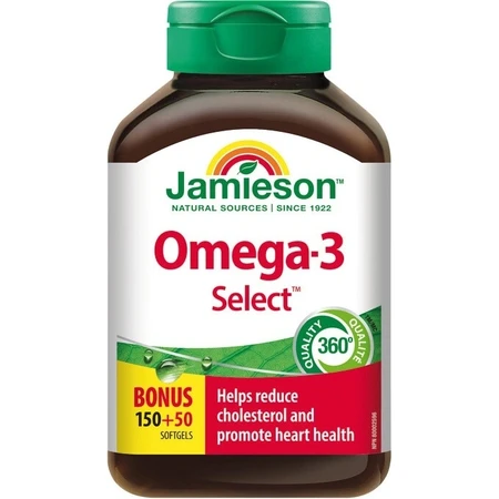 JAMIESON OMEGA-3 SELECT 1000 mg 1×200 cps, voedingssupplement