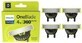 Philips OneBlade QP440/50 vervangingsmesjes 360 1&#215;4 stuks, vervangingsmesjes