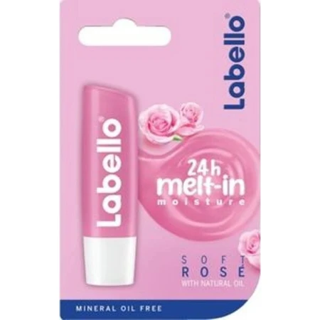 Labello SOFT ROSÉ 1×4.8 g, baume à lèvres