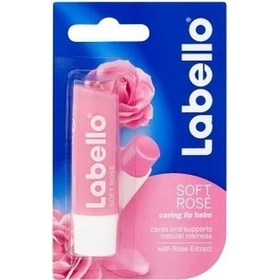 Labello SOFT ROSÉ 1×4,8 g, balsamo per labbra