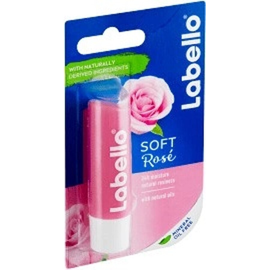 Labello SOFT ROSÉ 1×4,8 g, balsamo per labbra