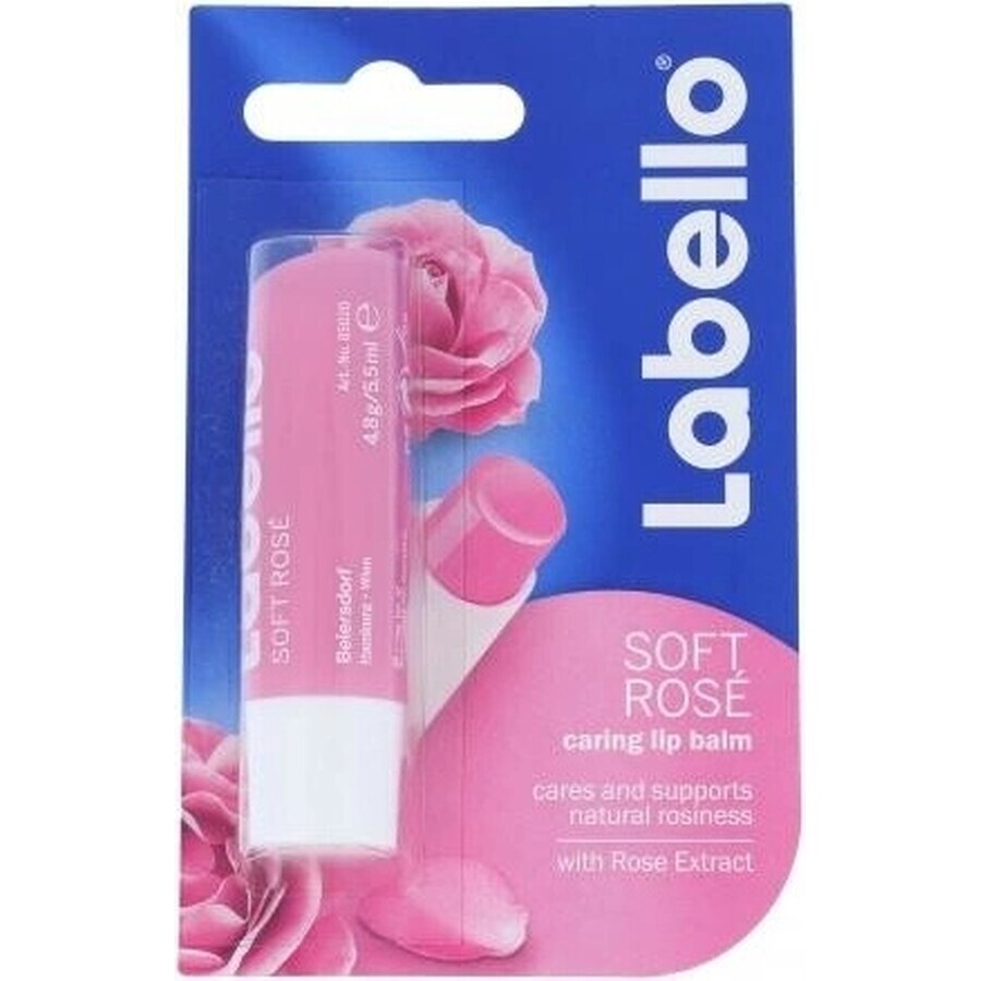 Labello SOFT ROSÉ 1×4,8 g, balsamo per labbra